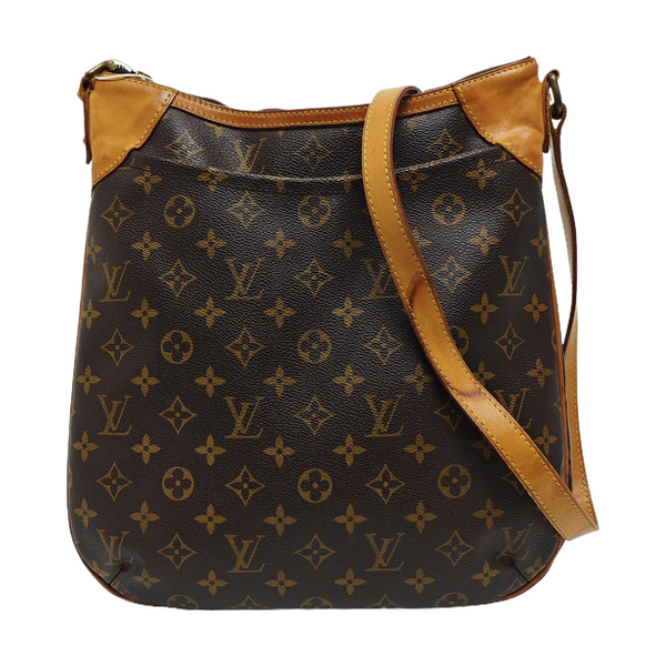ODEON Monogram Coated Canvas Brown