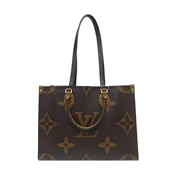 ONTHEGO MM Monogram Coated Canvas Brown
