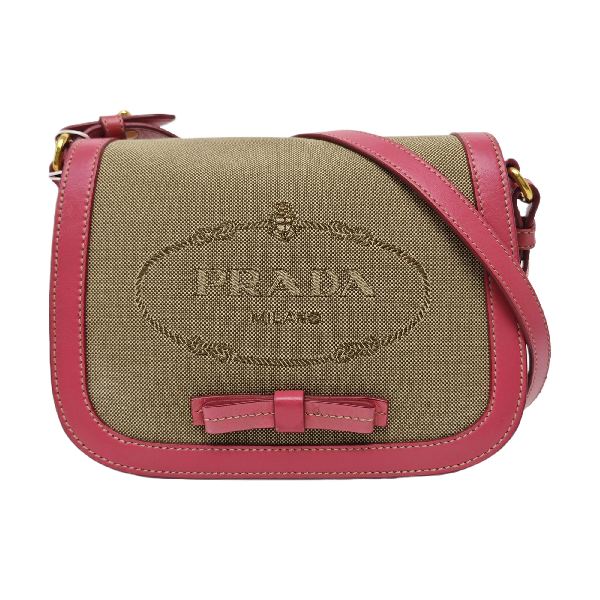 Canvas Shoulder Bag Brown