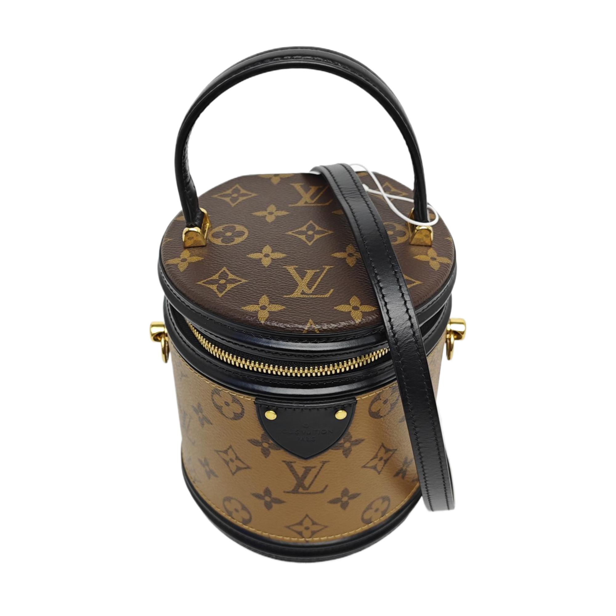 CANNES PM Monogram Coated Canvas Brown