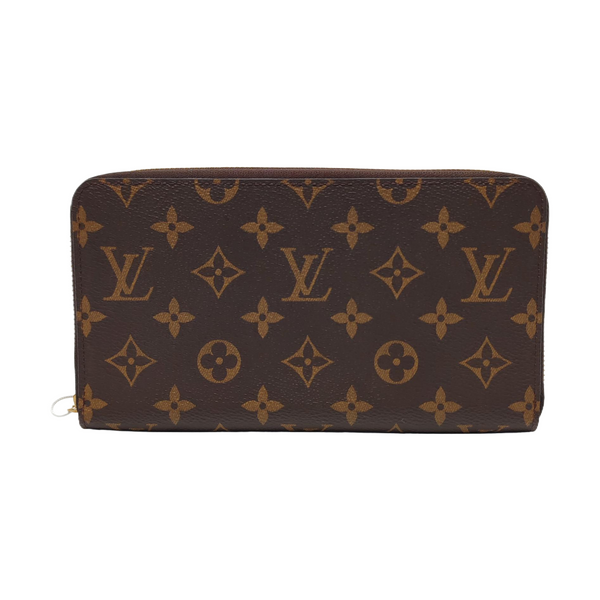 ZIPPY Monogram Coated Canvas Brown Wallet