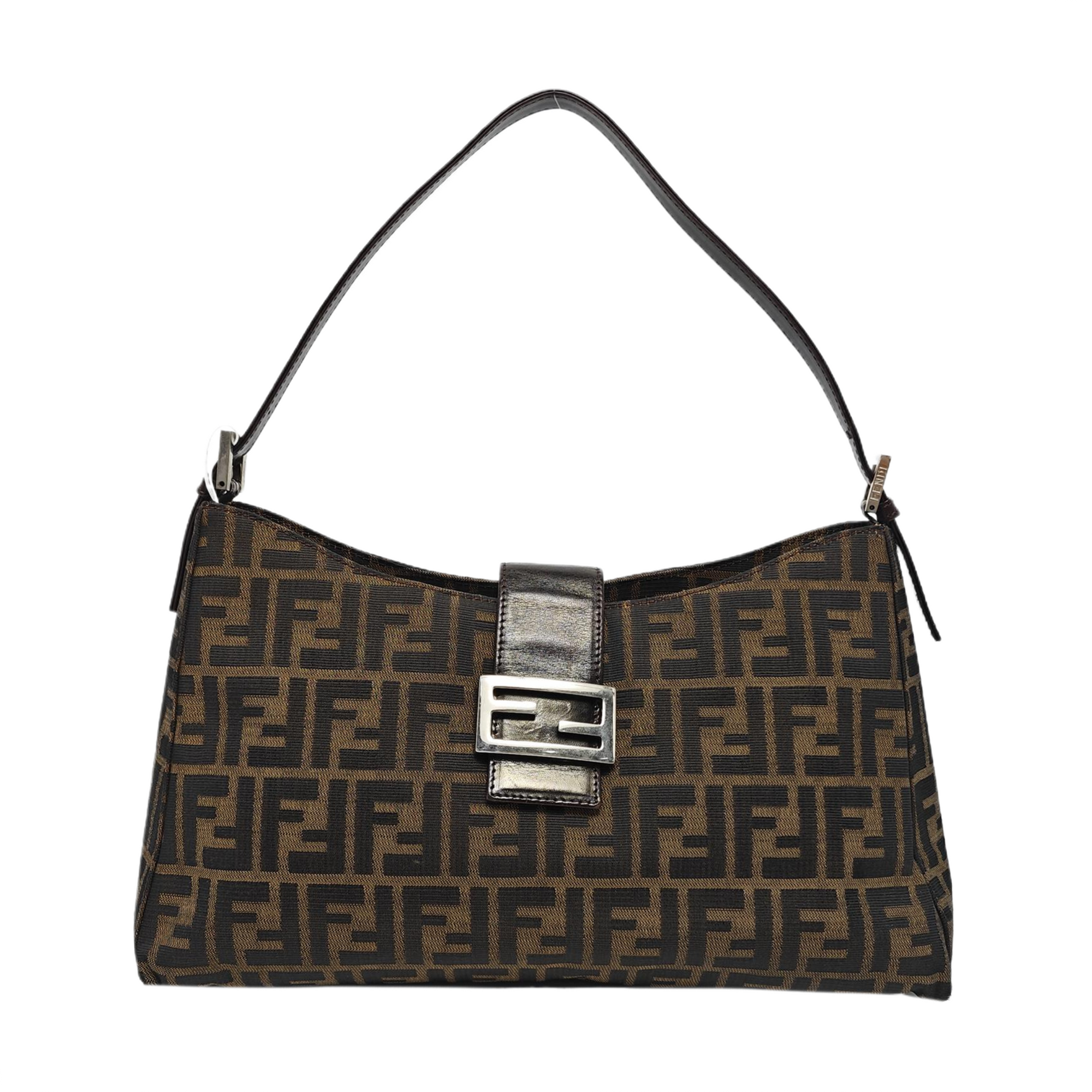 Canvas Shoulder Bag Brown