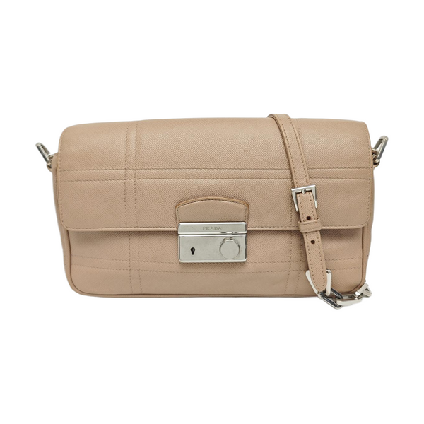 Calfskin Shoulder Bag Pink