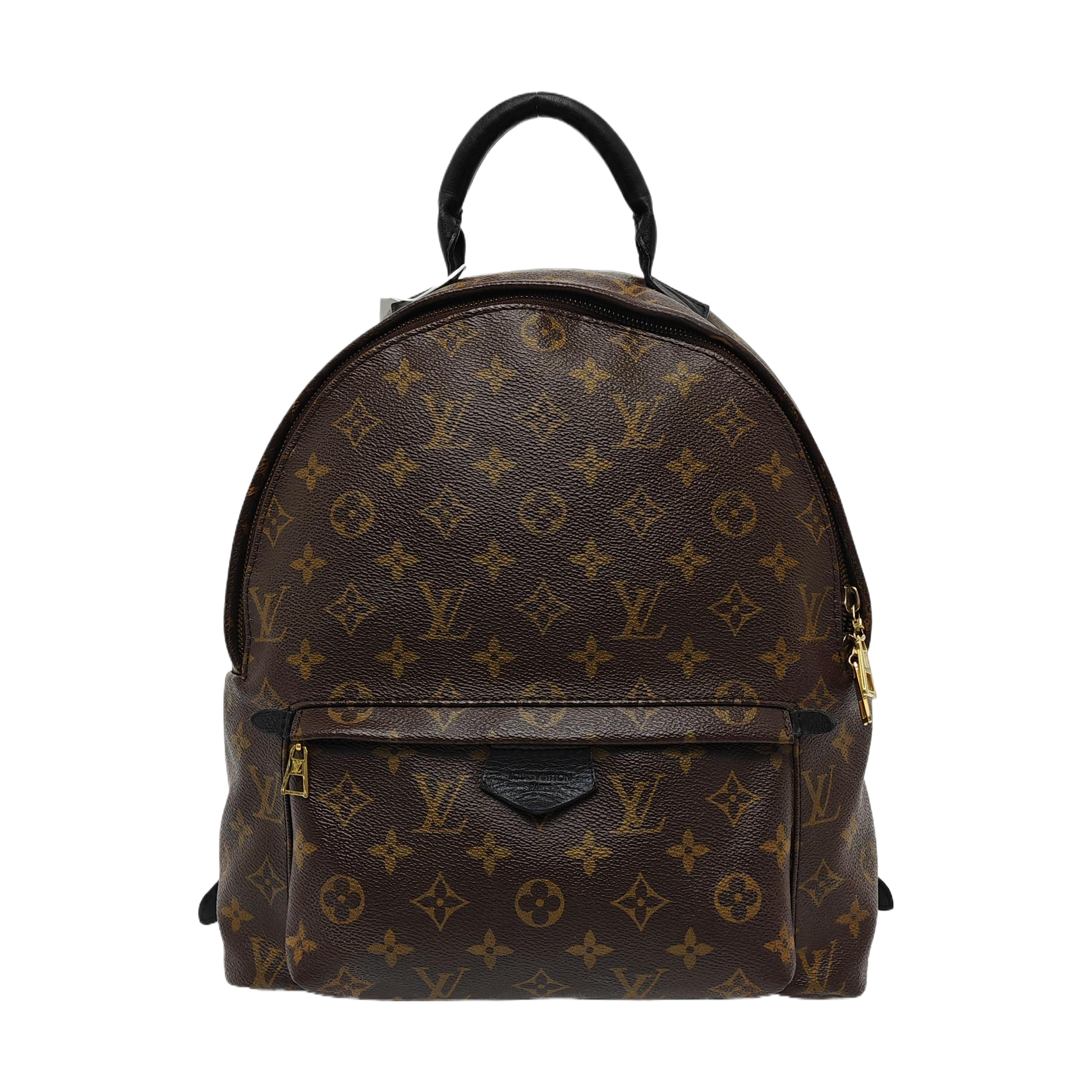 Monogram Coated Canvas Backpack Brown