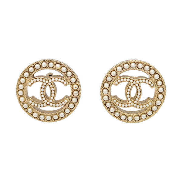 Metal Gold Stud Earrings