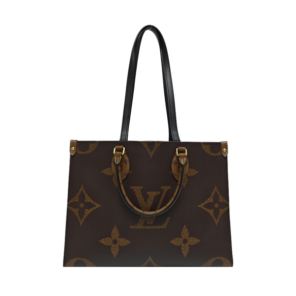 ONTHEGO MM Monogram Coated Canvas Brown