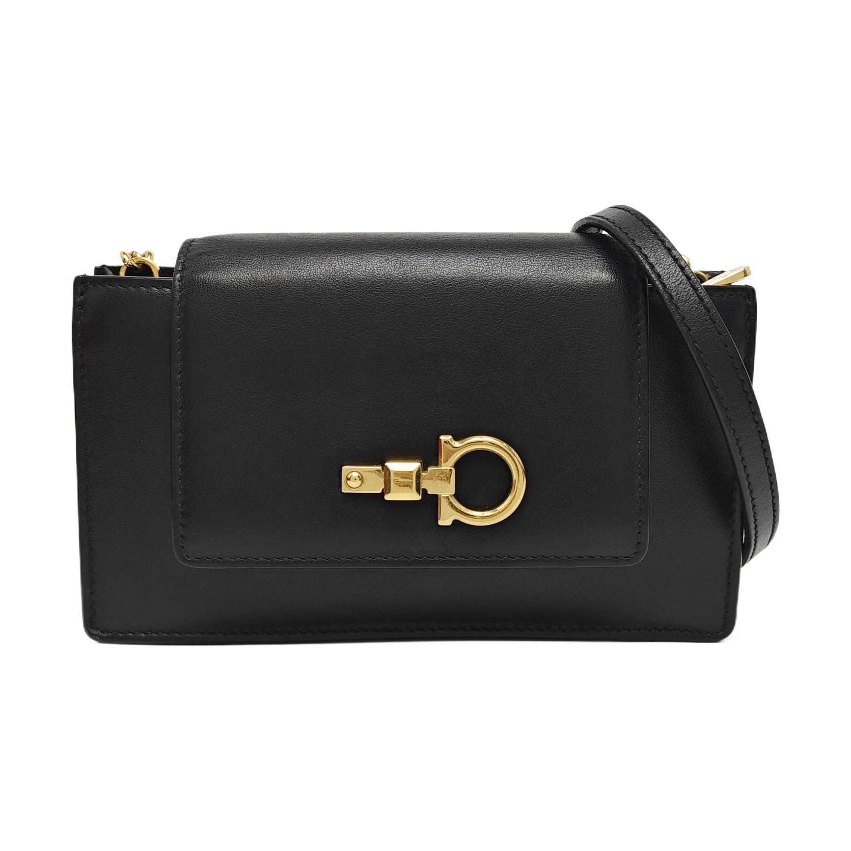 Ferragamo Studio Mini Calfskin Black