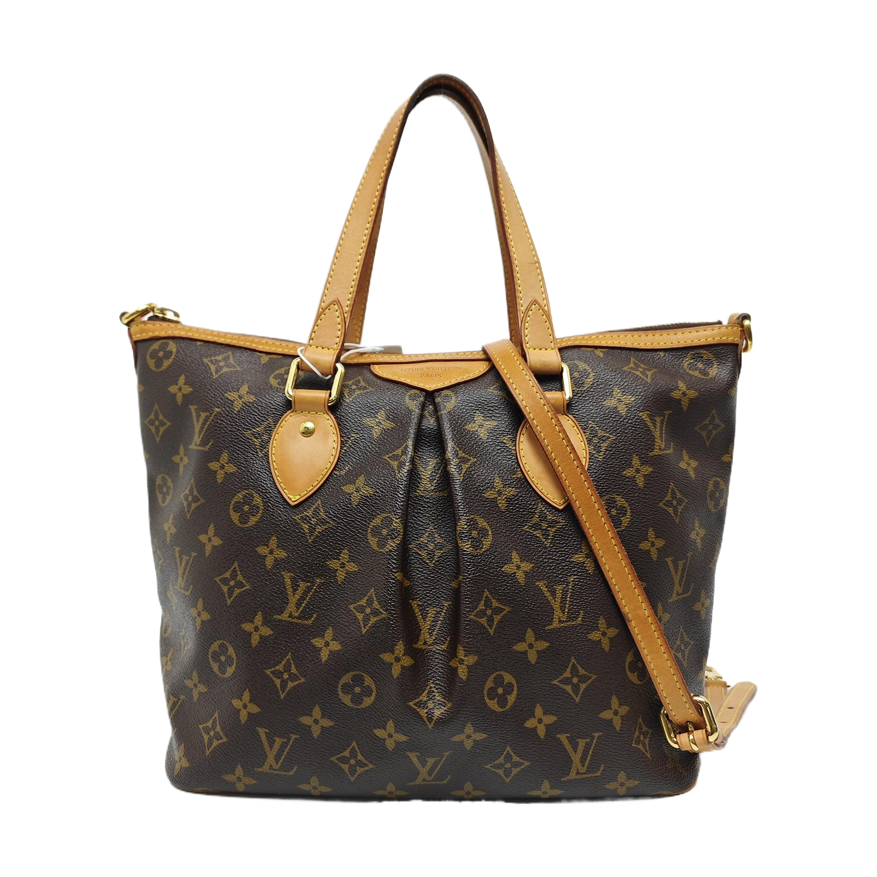 PALERMO PM Monogram Coated Canvas Brown