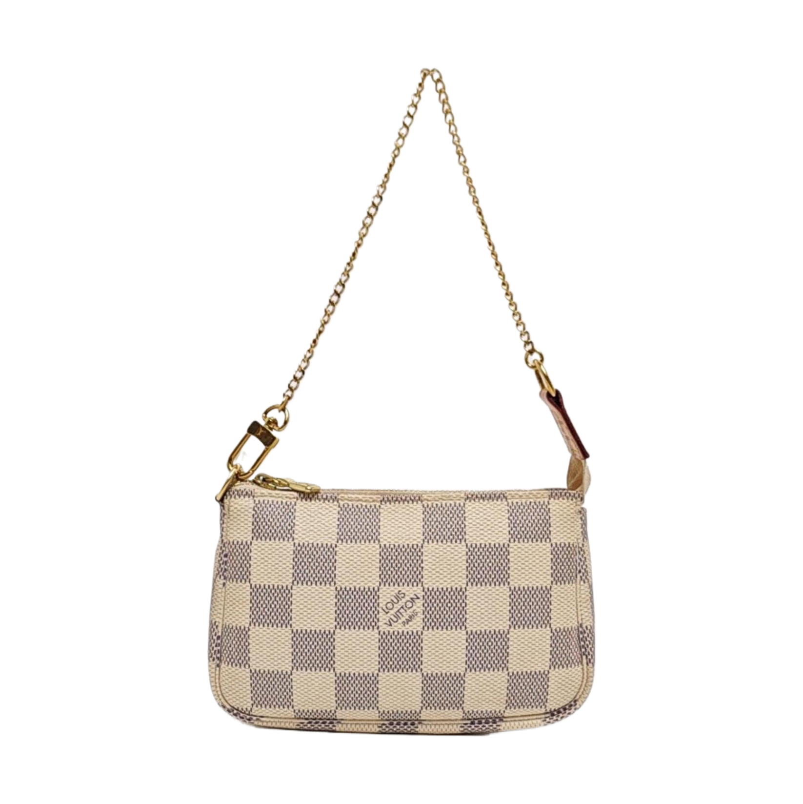 ACCESSOIRES Mini Damier Azur Coated Canvas White