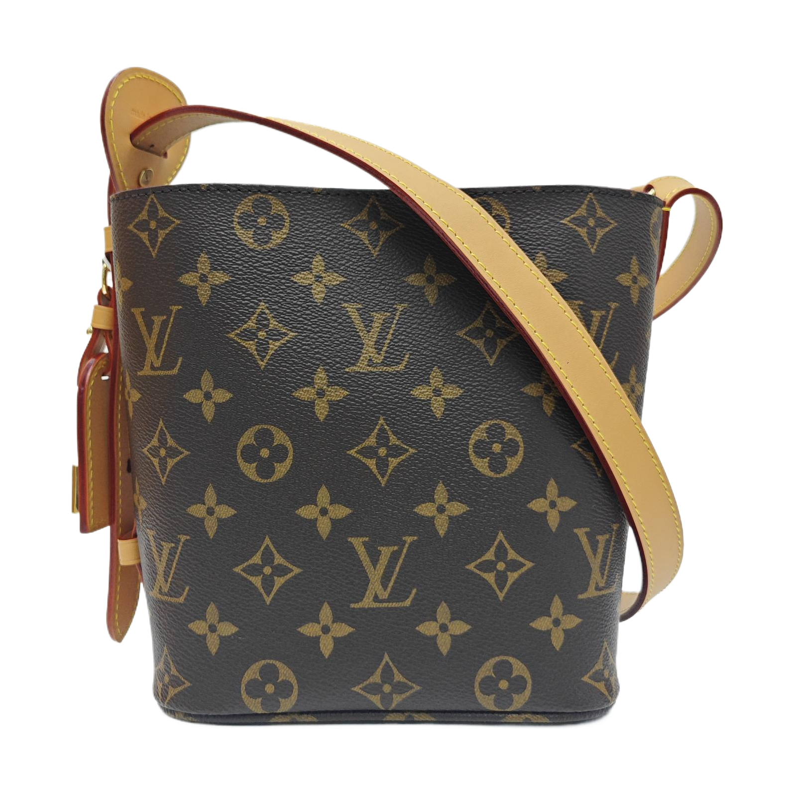 ALL IN Monogram Coated Canvas Brown