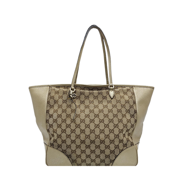 Bree Monogram Canvas Beige