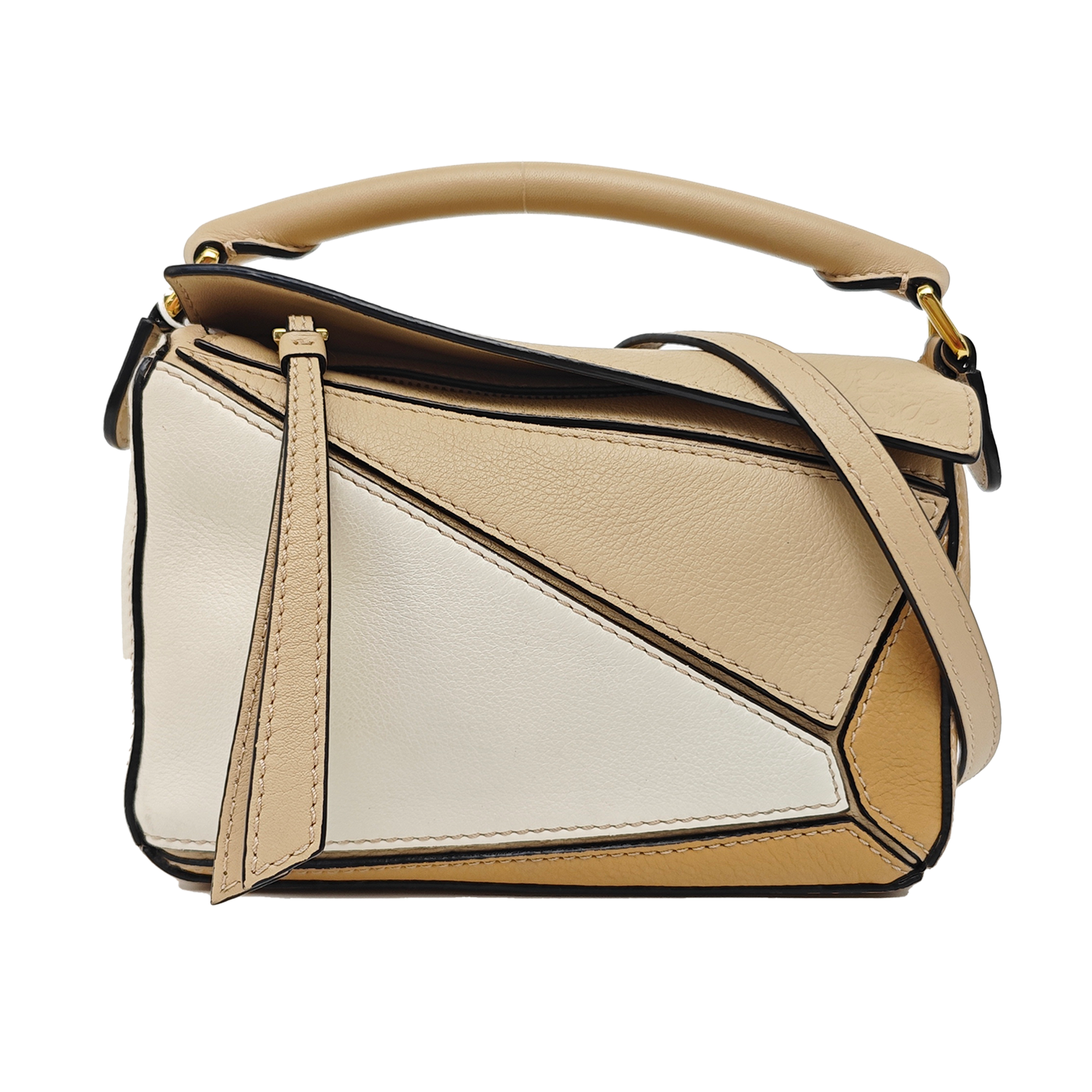 Puzzle Mini Calfskin Multicolor