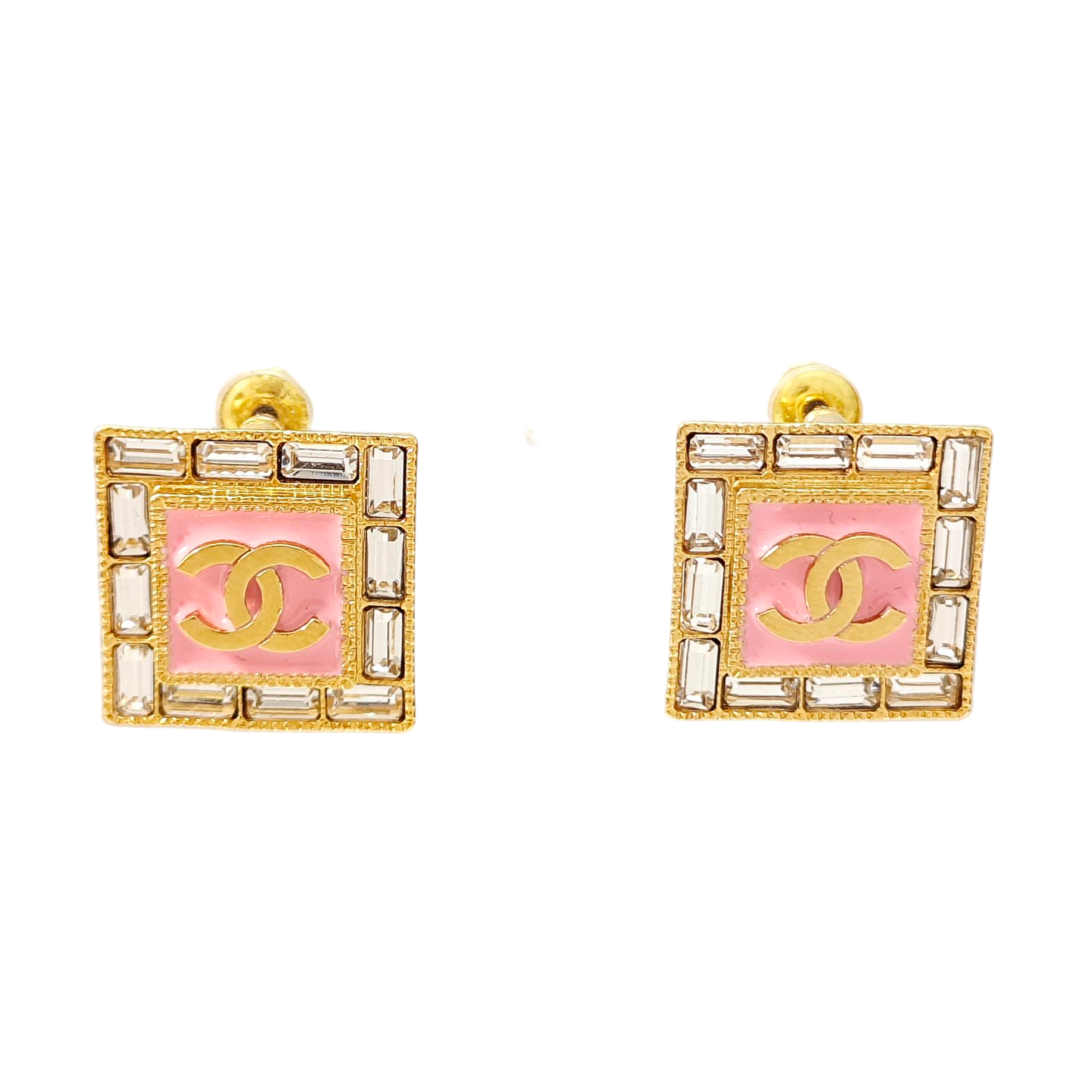 Metal Gold Stud Earrings