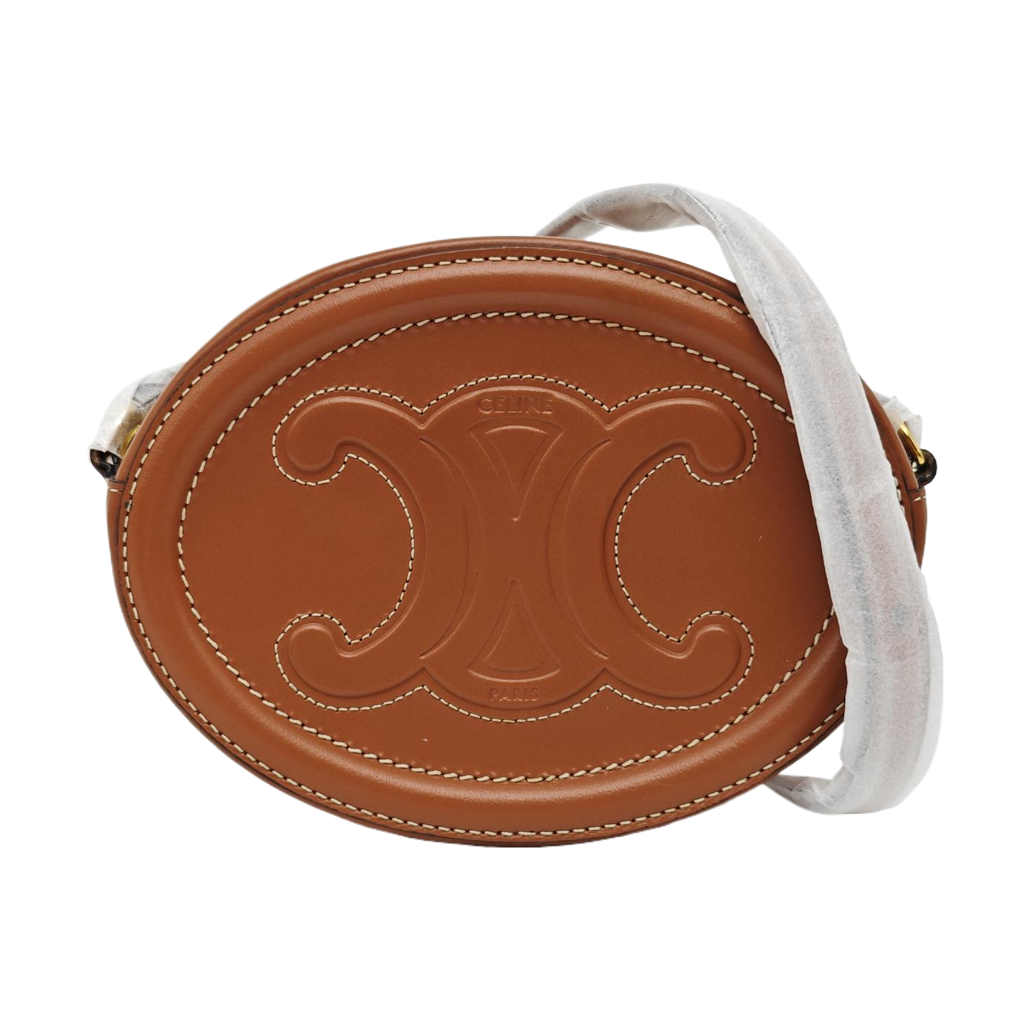 TRIOMPHE Small Calfskin Brown