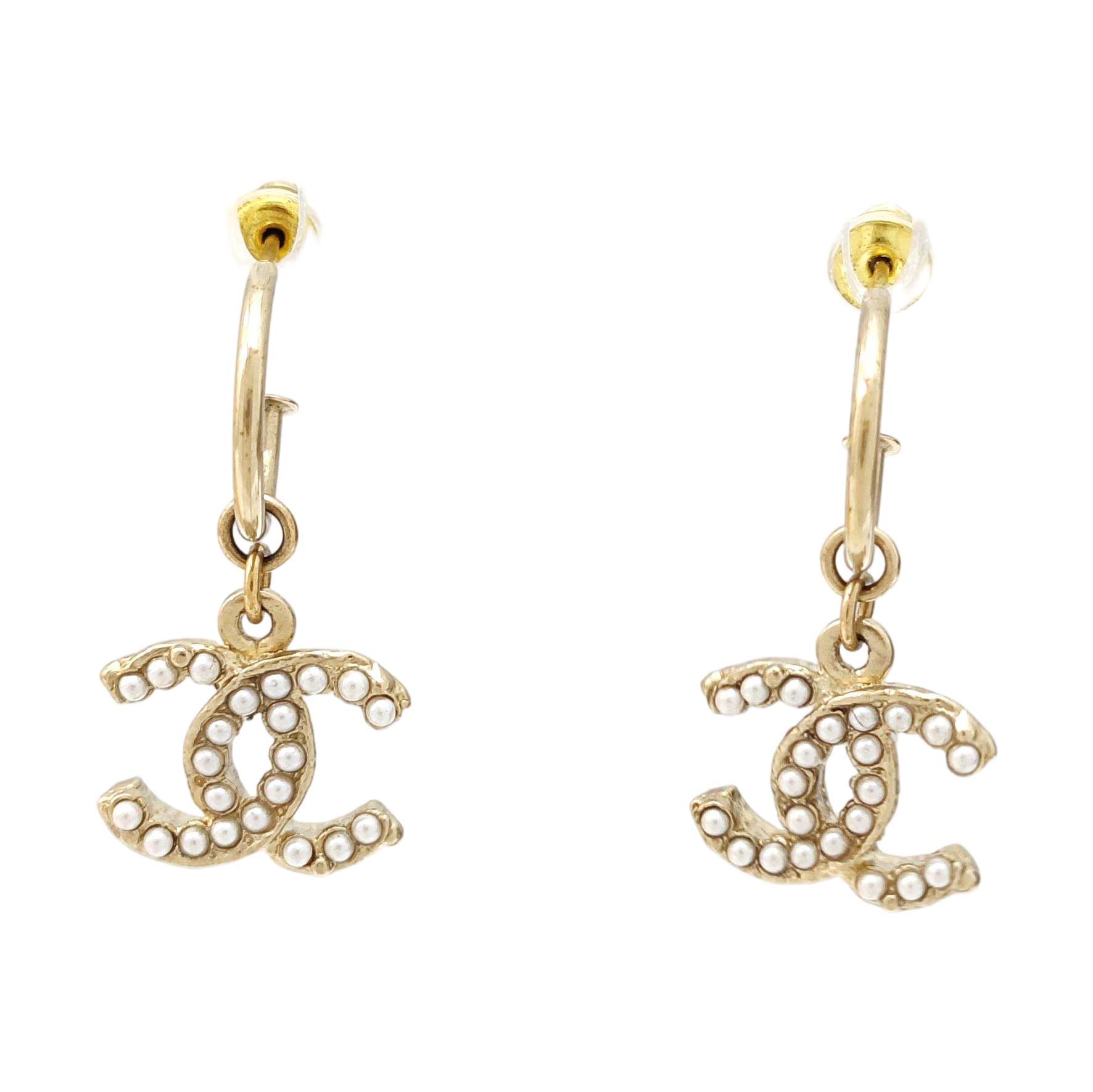 Metal Gold Stud Earrings