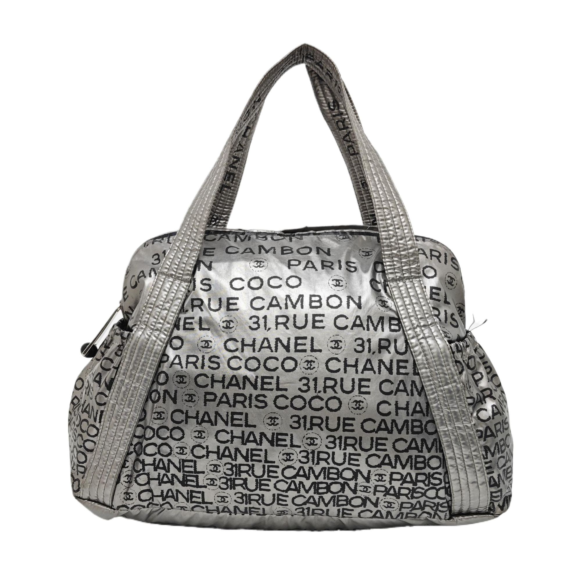 Plastic Tote Bag Gray