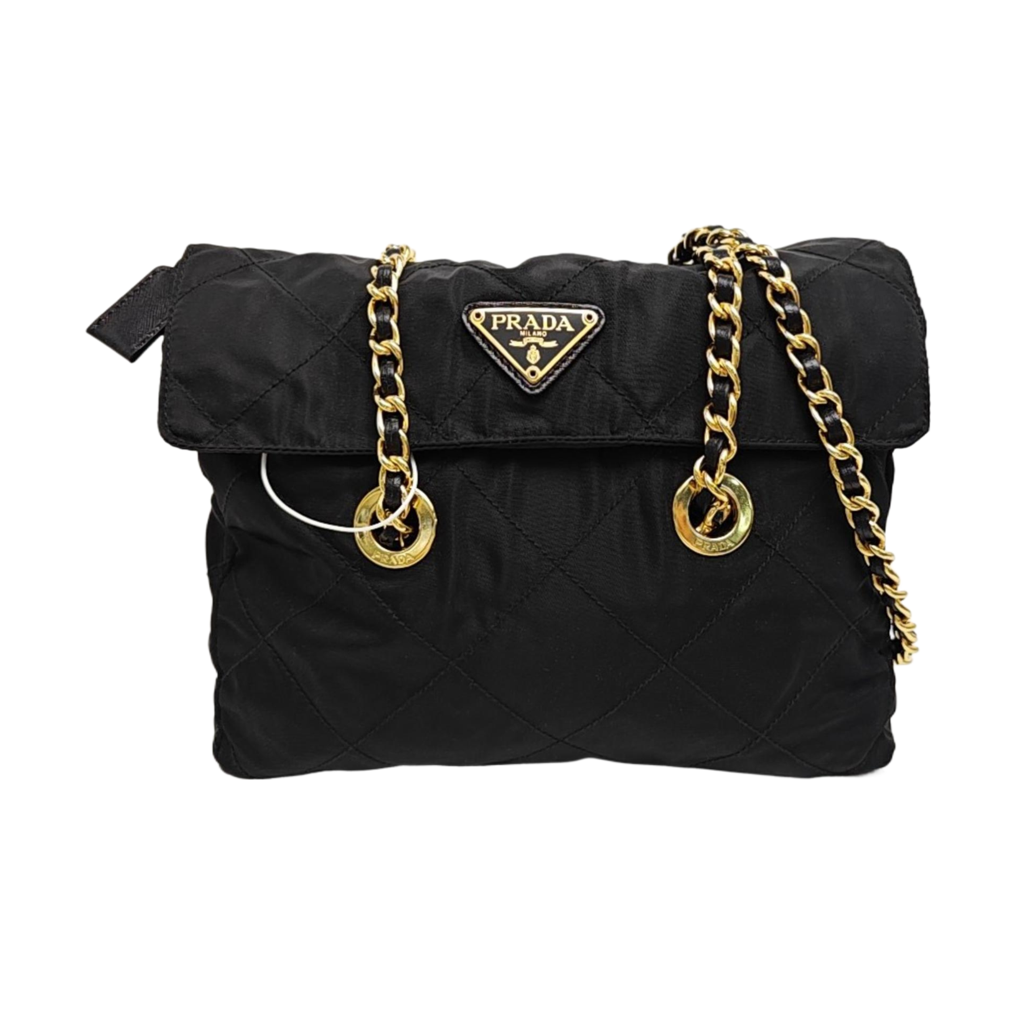 Nylon Quilted Nylon Black