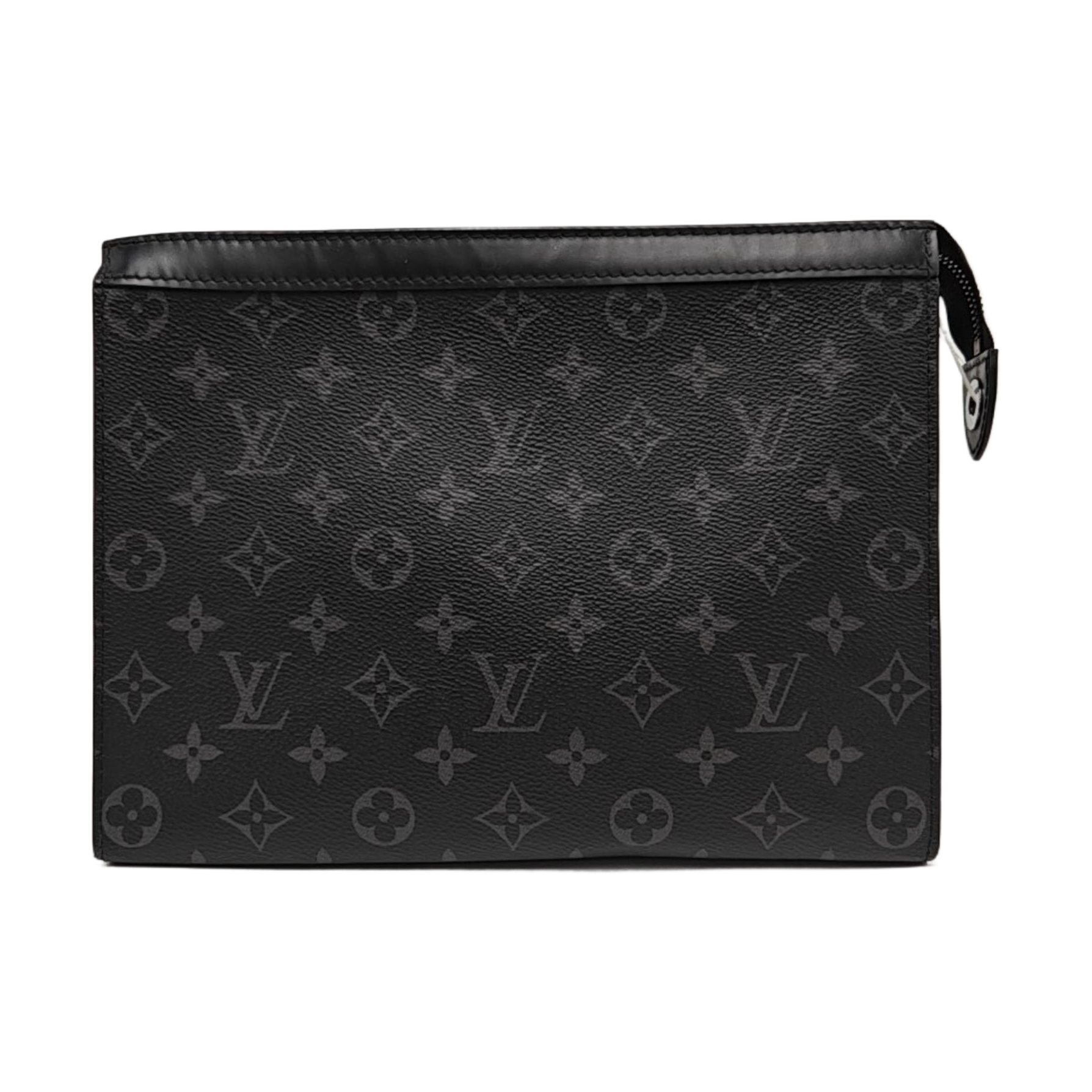 Pochette Voyag MM Monogram Coated Canvas Black