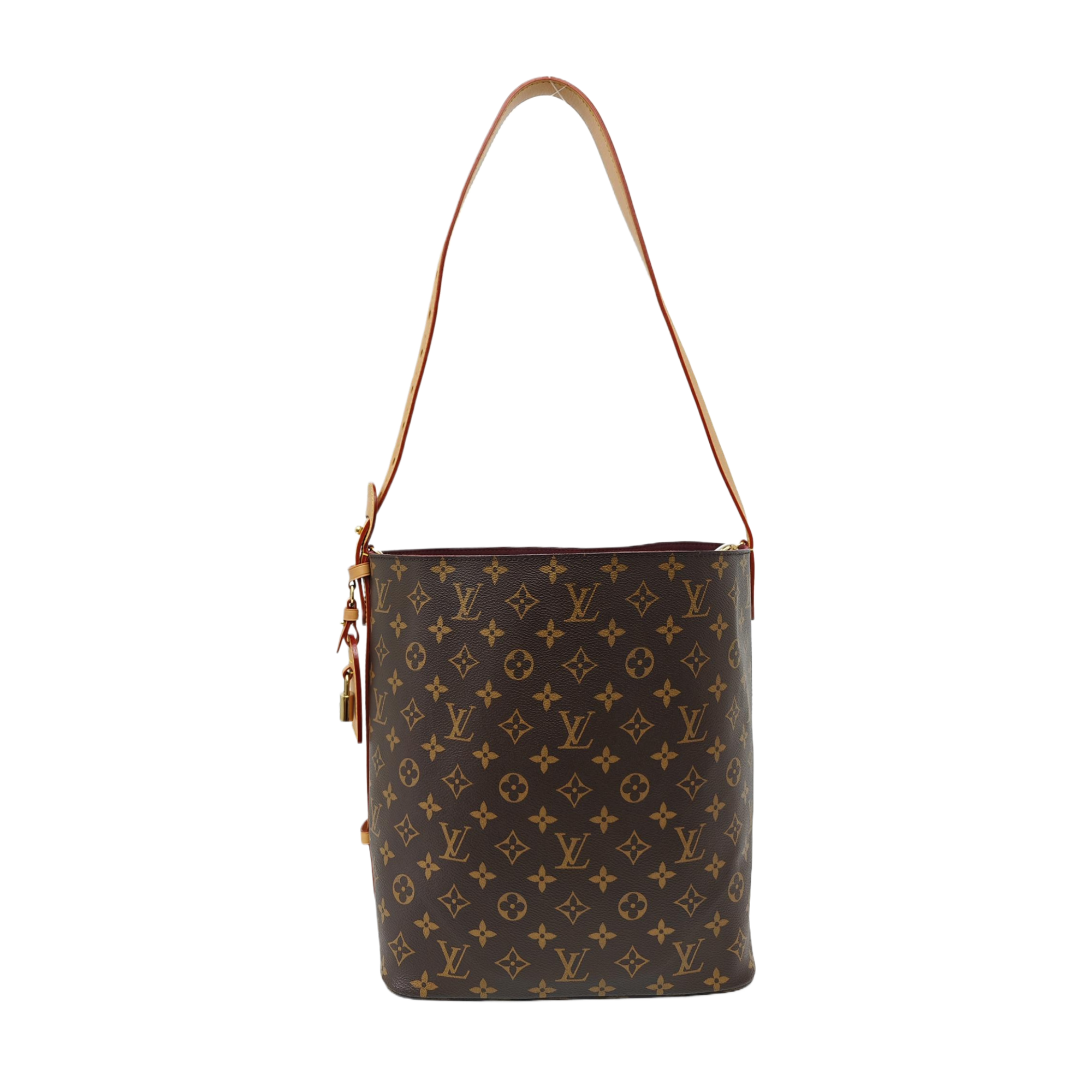 ALL IN GM Monogram Coated Canvas Brown