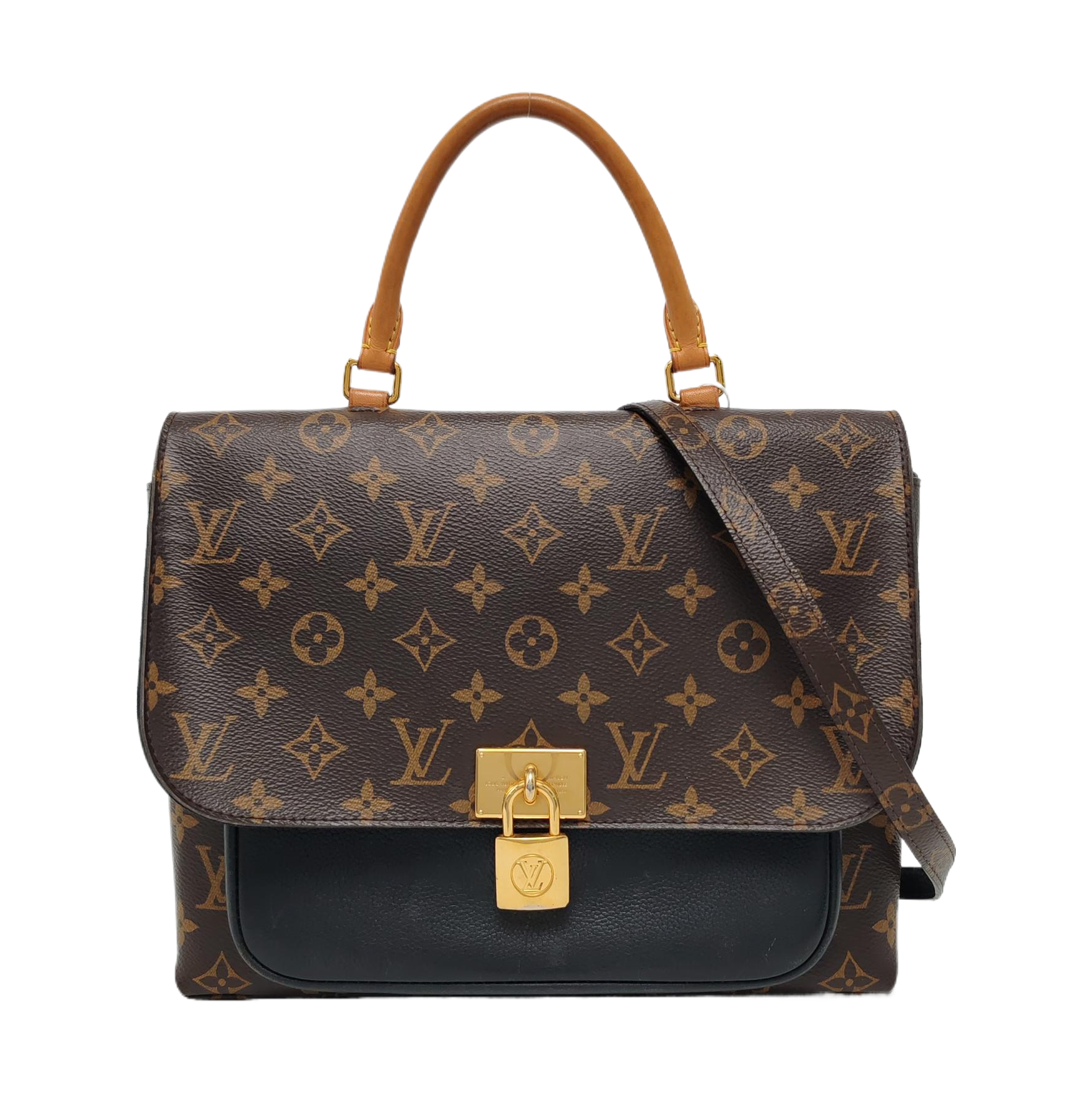 MARIGNAN Monogram Coated Canvas Brown