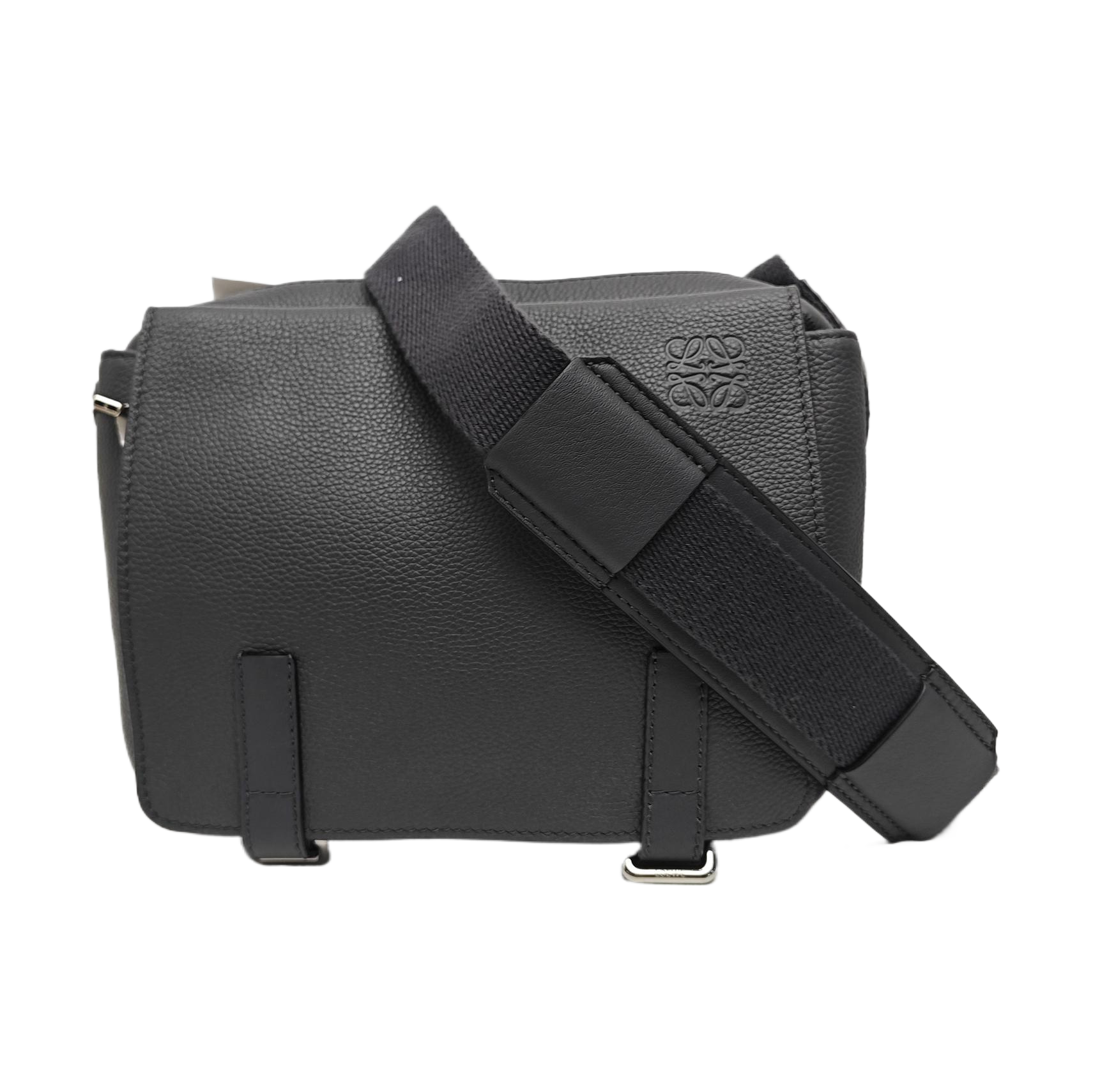 Calfskin Shoulder Bag Extra Small Gray