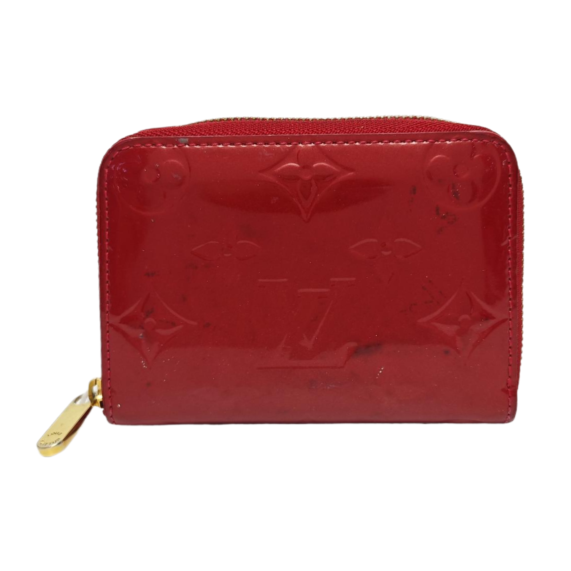 ZIPPY Patent Leather Red Wallet