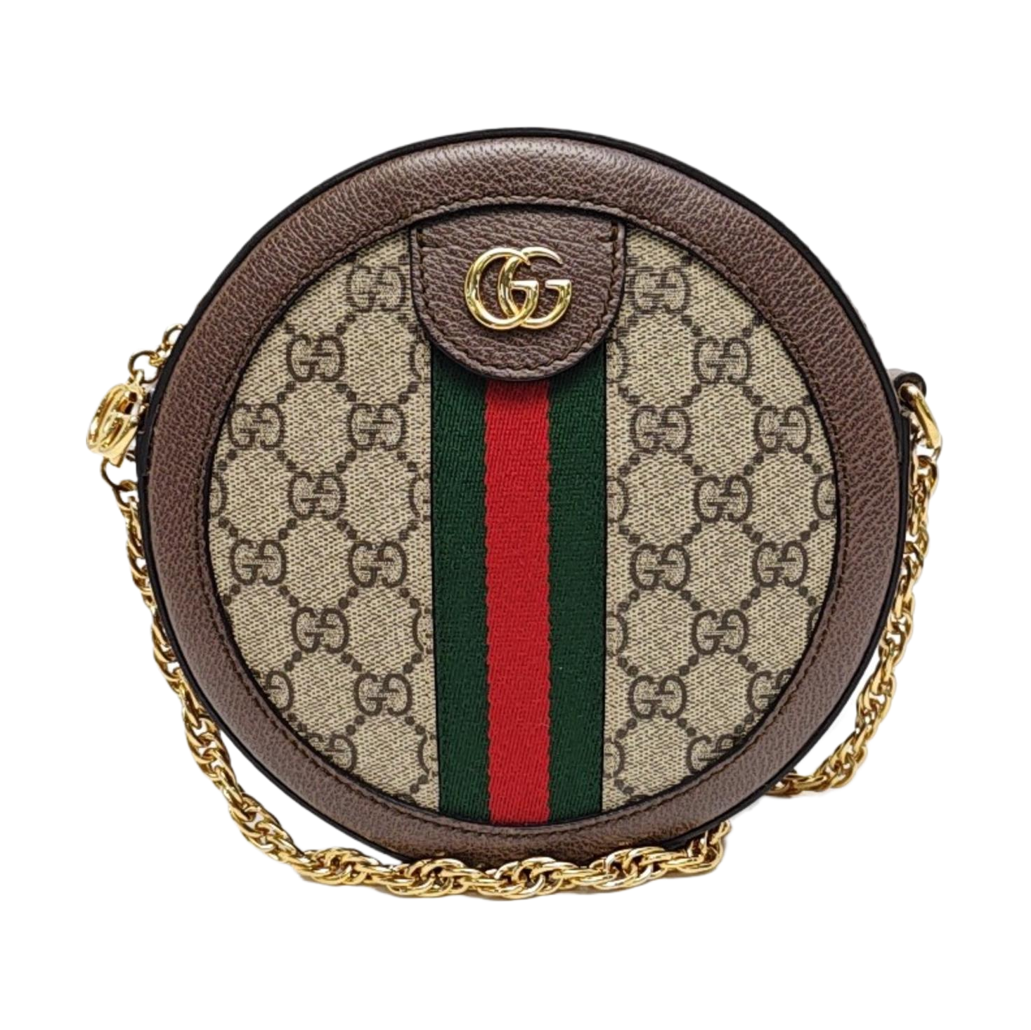 Ophidia Mini Monogram Coated Canvas Beige