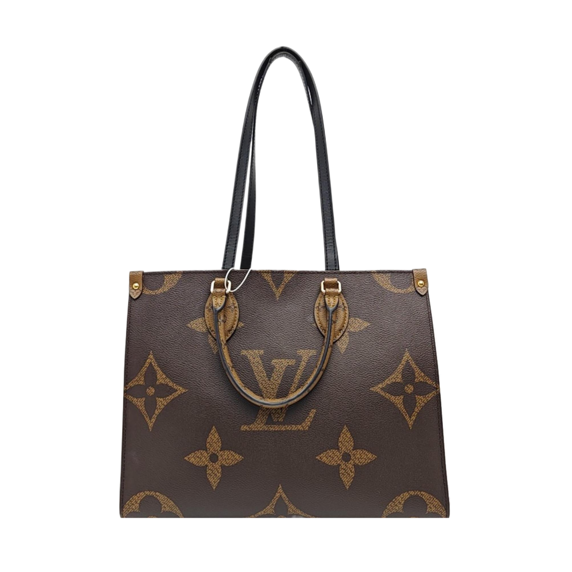 ONTHEGO MM Monogram Coated Canvas Brown