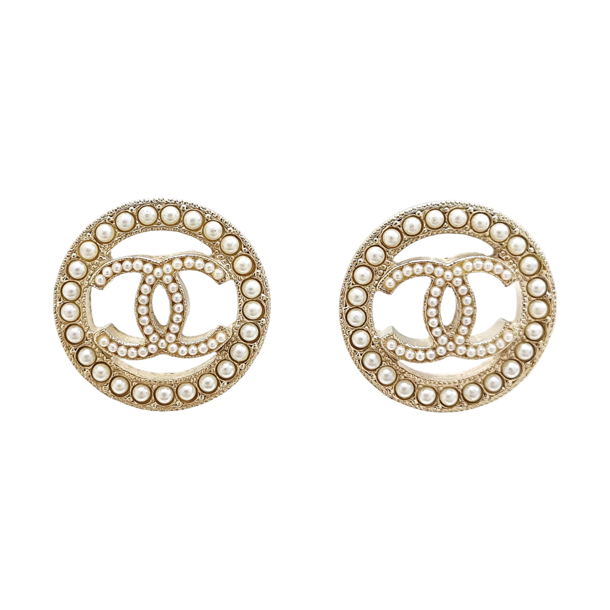Metal Gold Stud Earrings