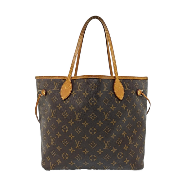 NEVERFULL MM Monogram Coated Canvas Brown