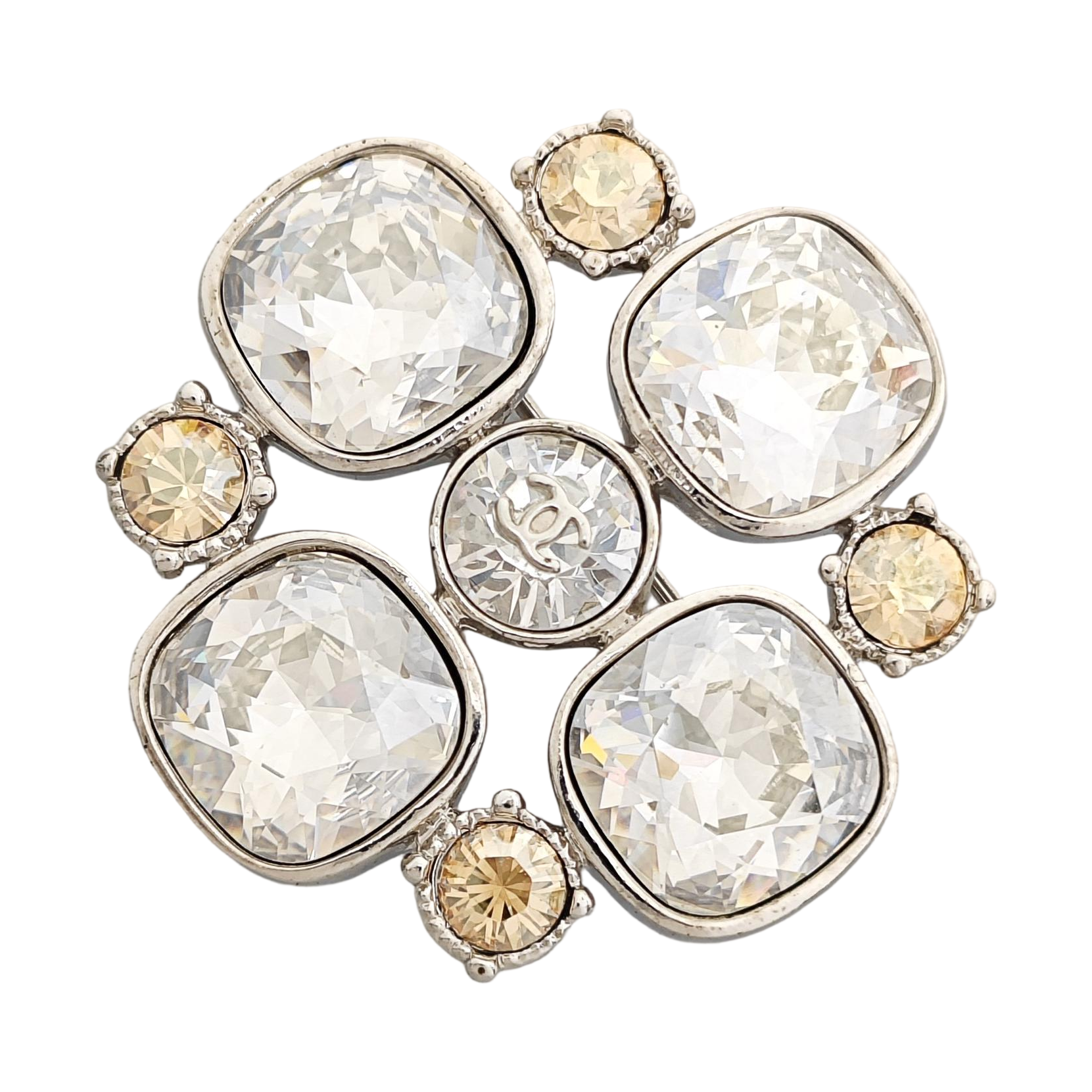Metal Silver Brooch