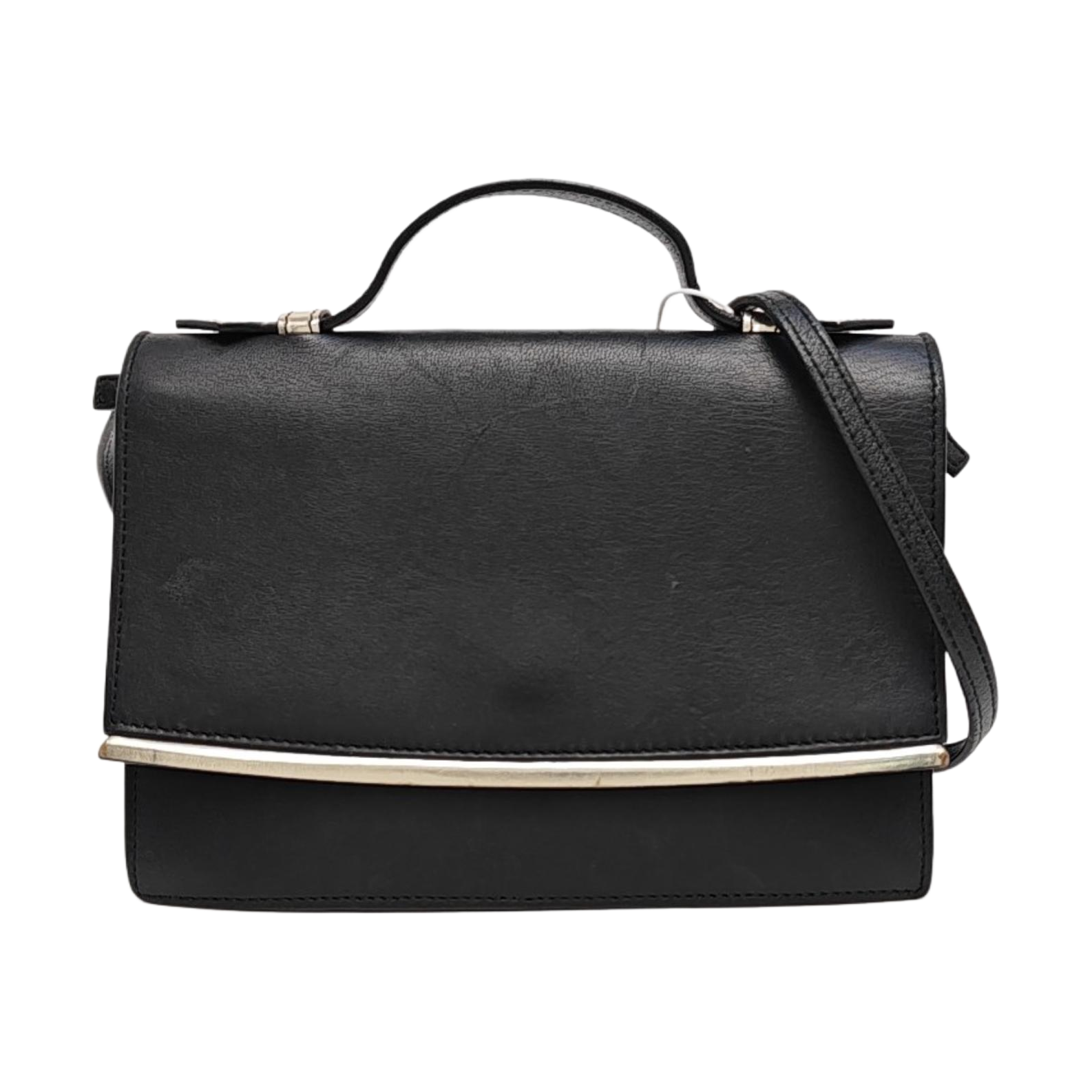 Calfskin Shoulder Bag Black