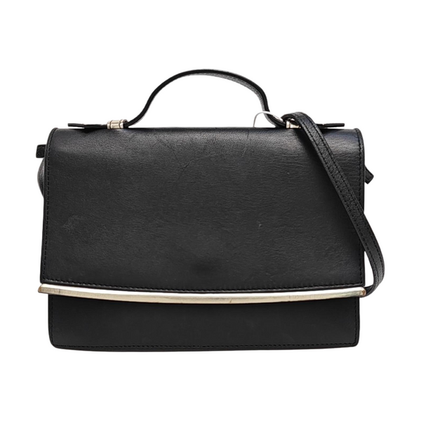 Calfskin Shoulder Bag Black