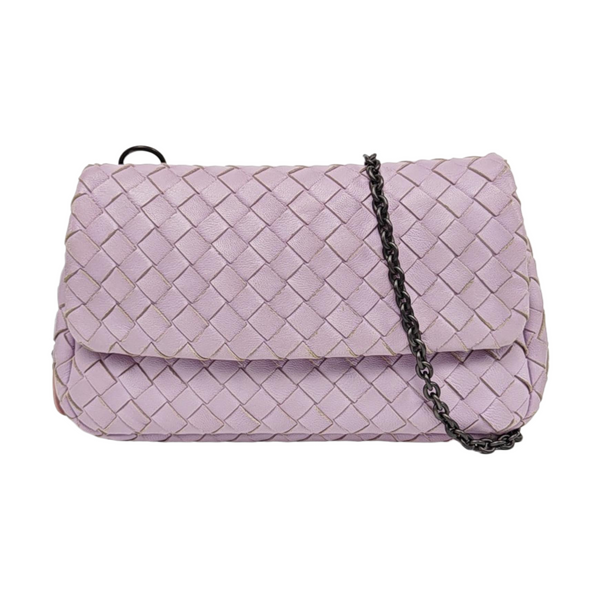 Lambskin Shoulder Bag Purple
