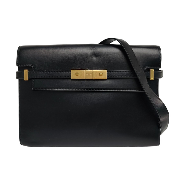 MANHATTAN Medium Calfskin Black