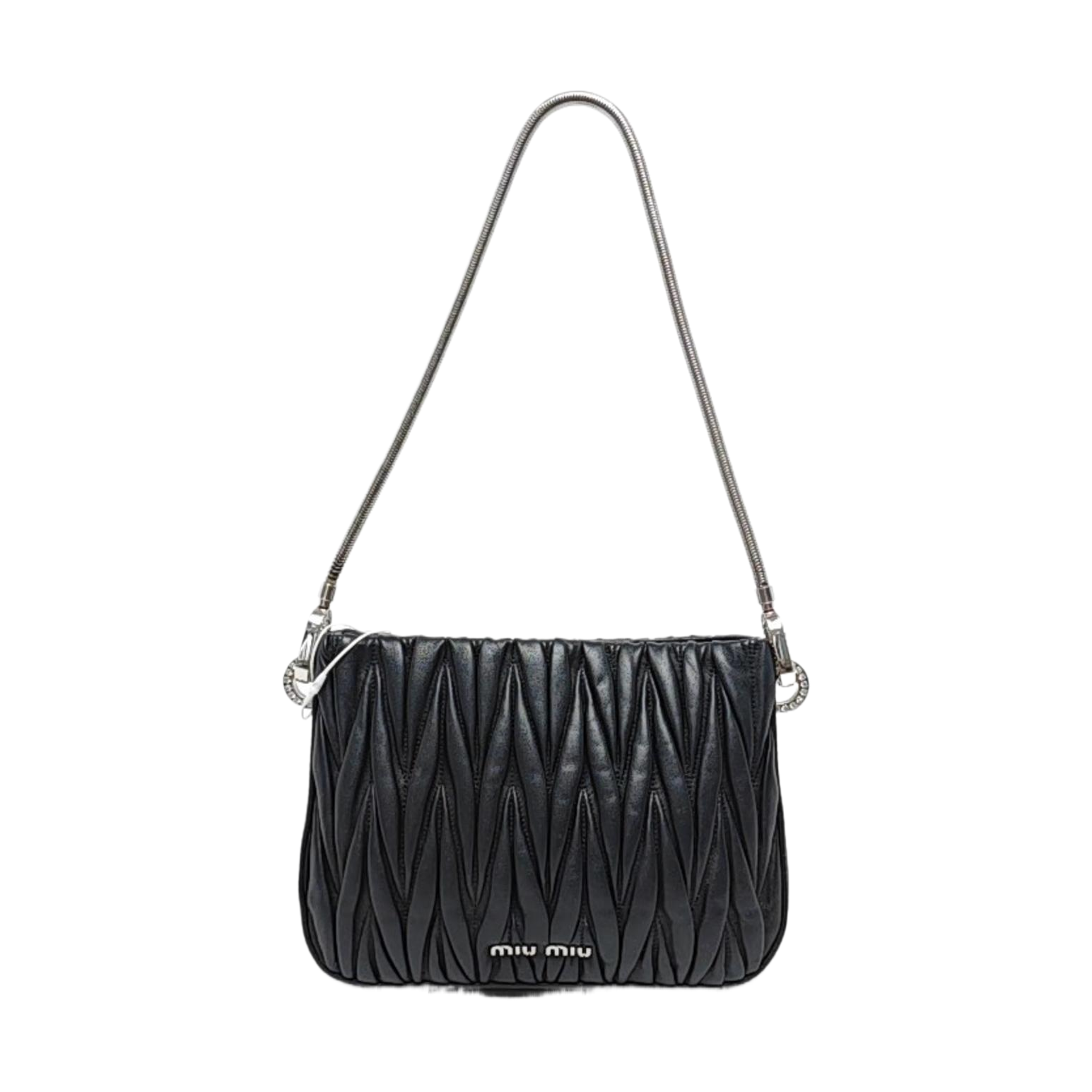 Matelassé Quilted Lambskin Black