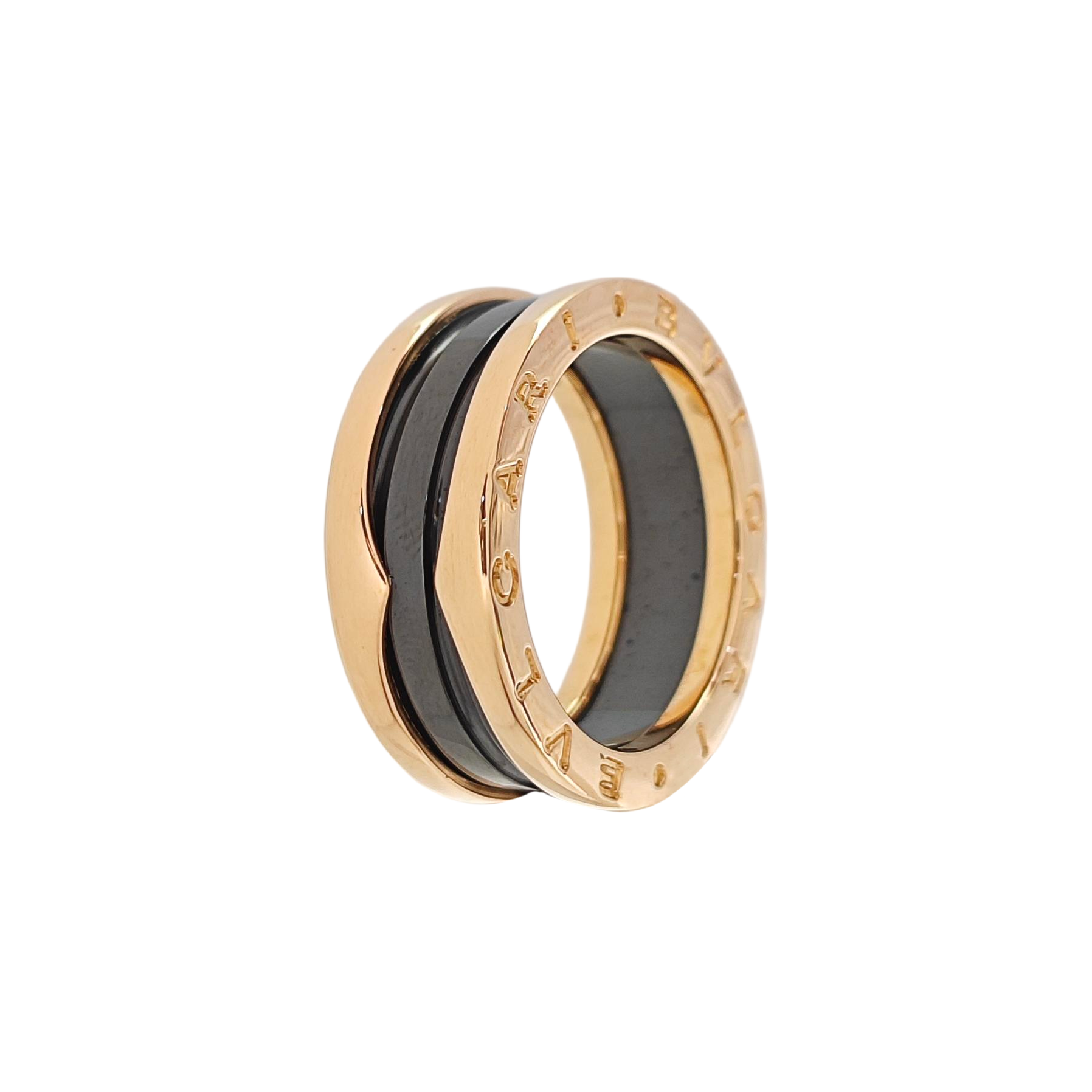 B.ZERO1 18k Rose Gold Ring EU 54