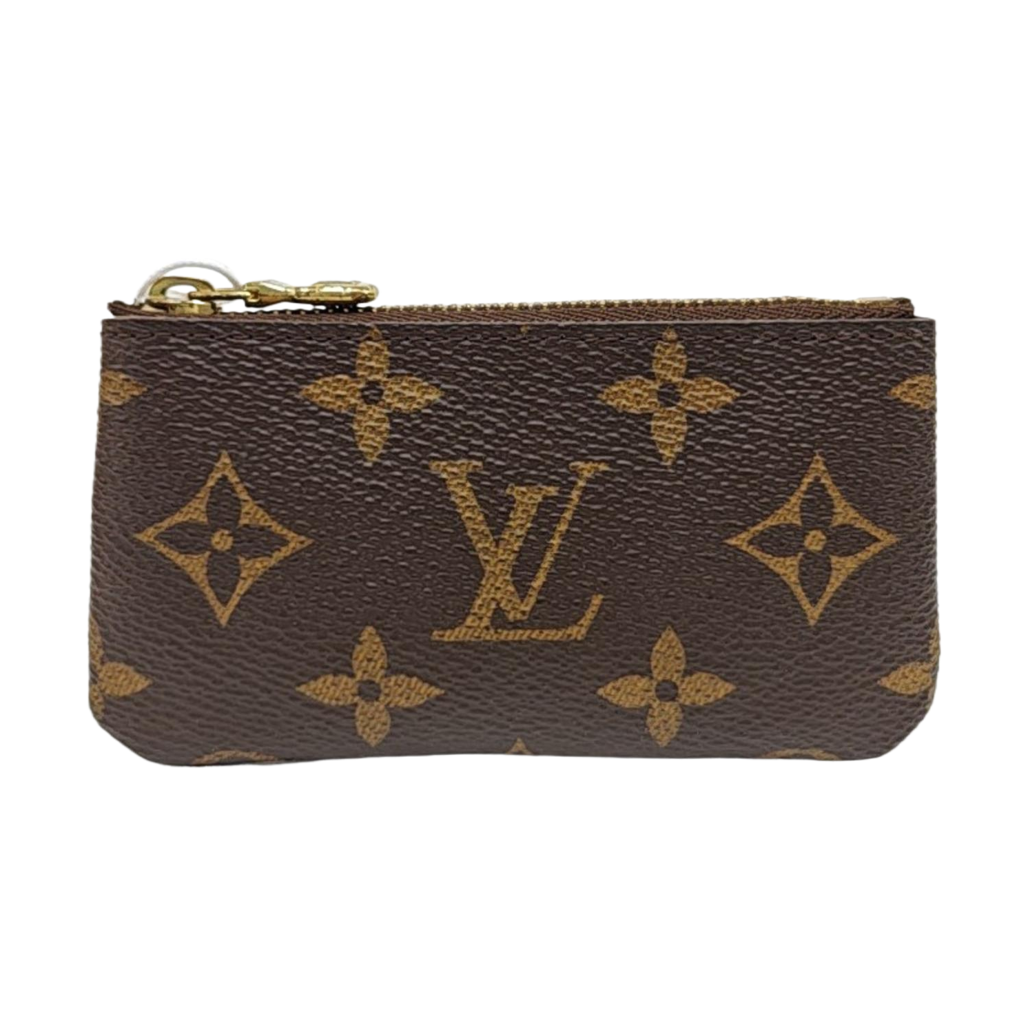 Monogram Coated Canvas Key Pouch Brown