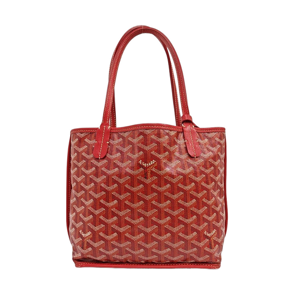 Anjou Mini Coated Canvas Red