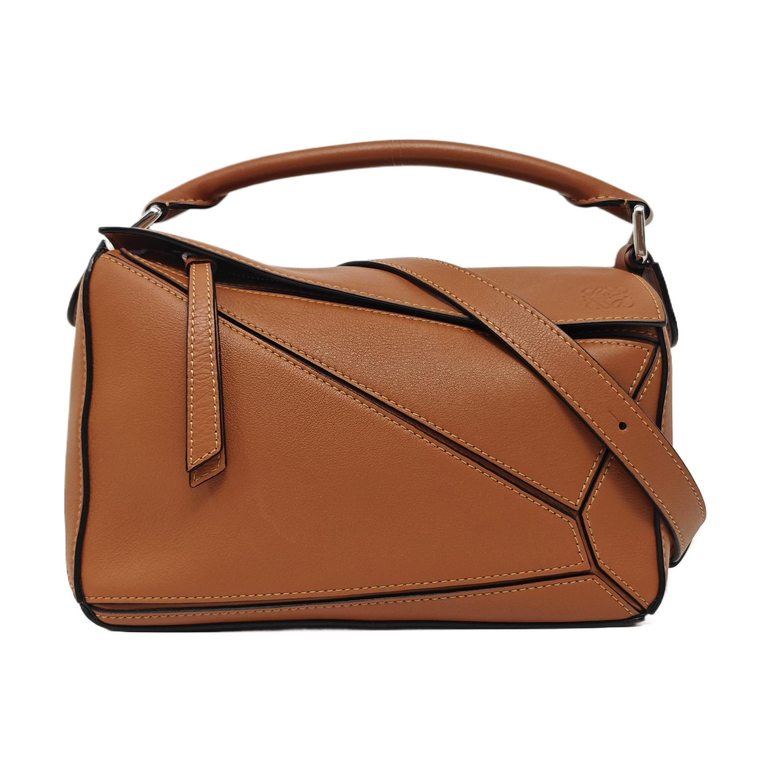 Puzzle Small Calfskin Brown