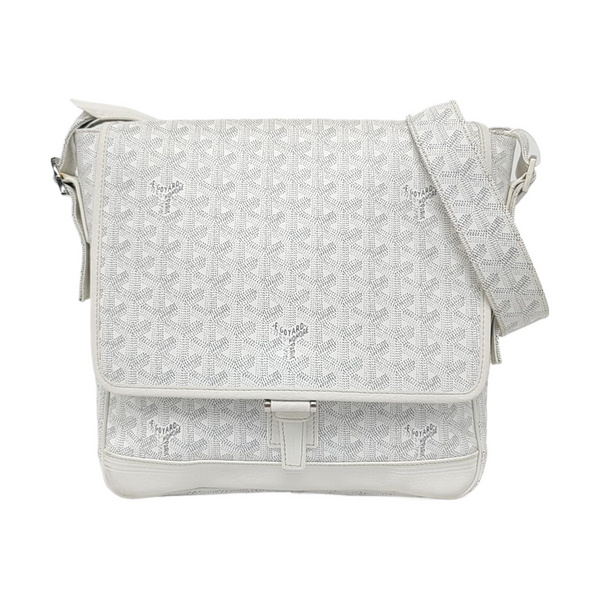 Belvedere Coated Canvas White