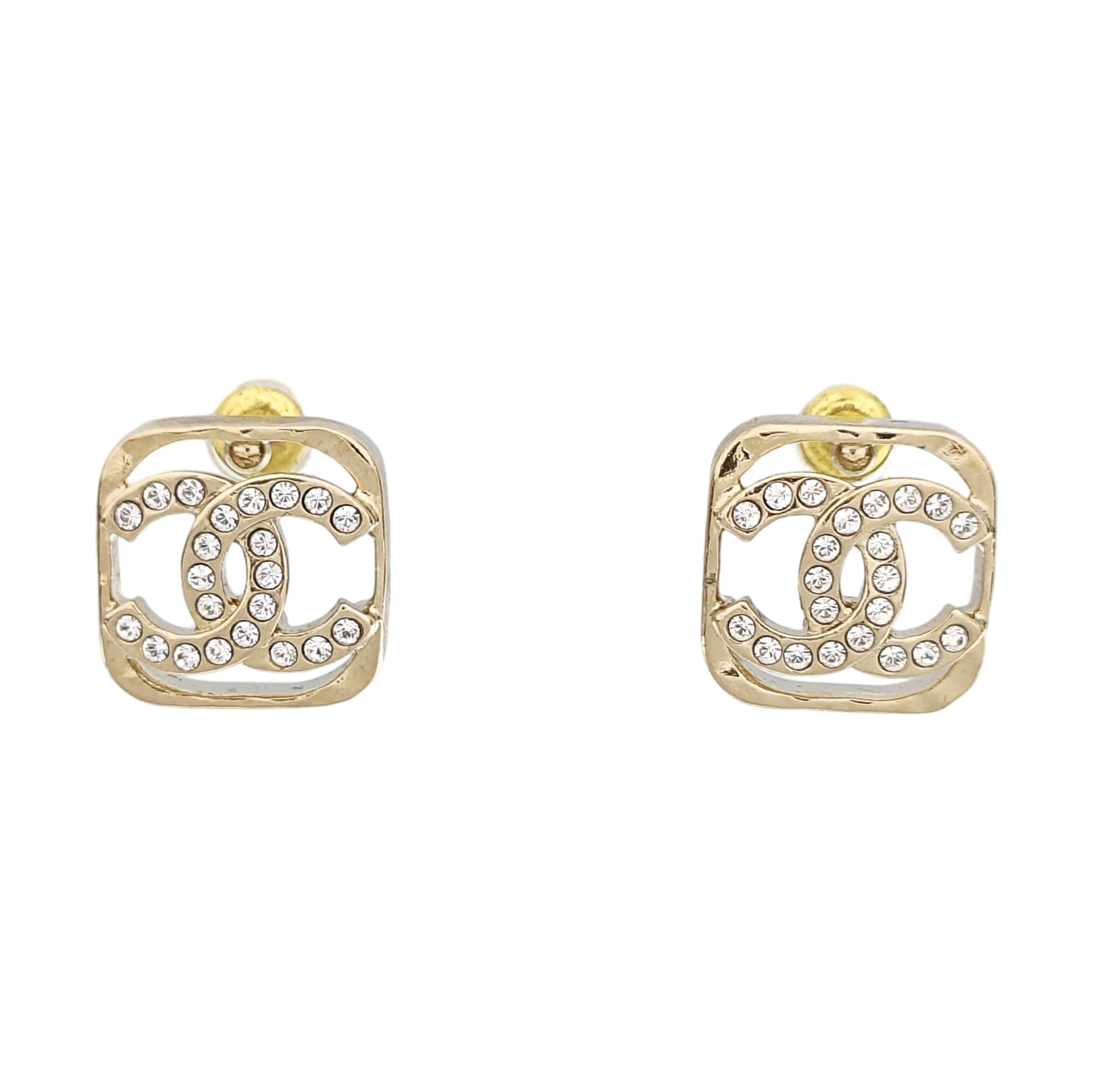 Metal Gold Stud Earrings