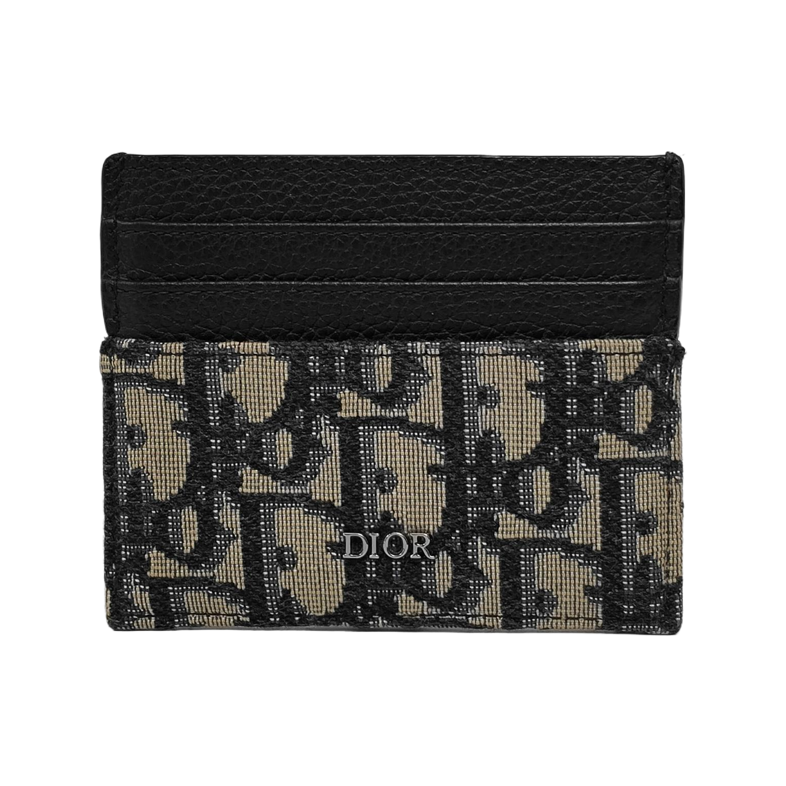 Oblique Calfskin Multicolor Card Holder