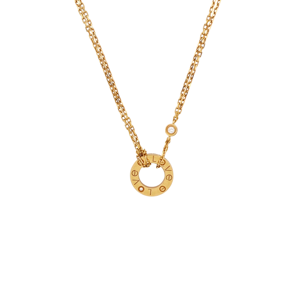 LOVE 18k Rose Gold Necklace