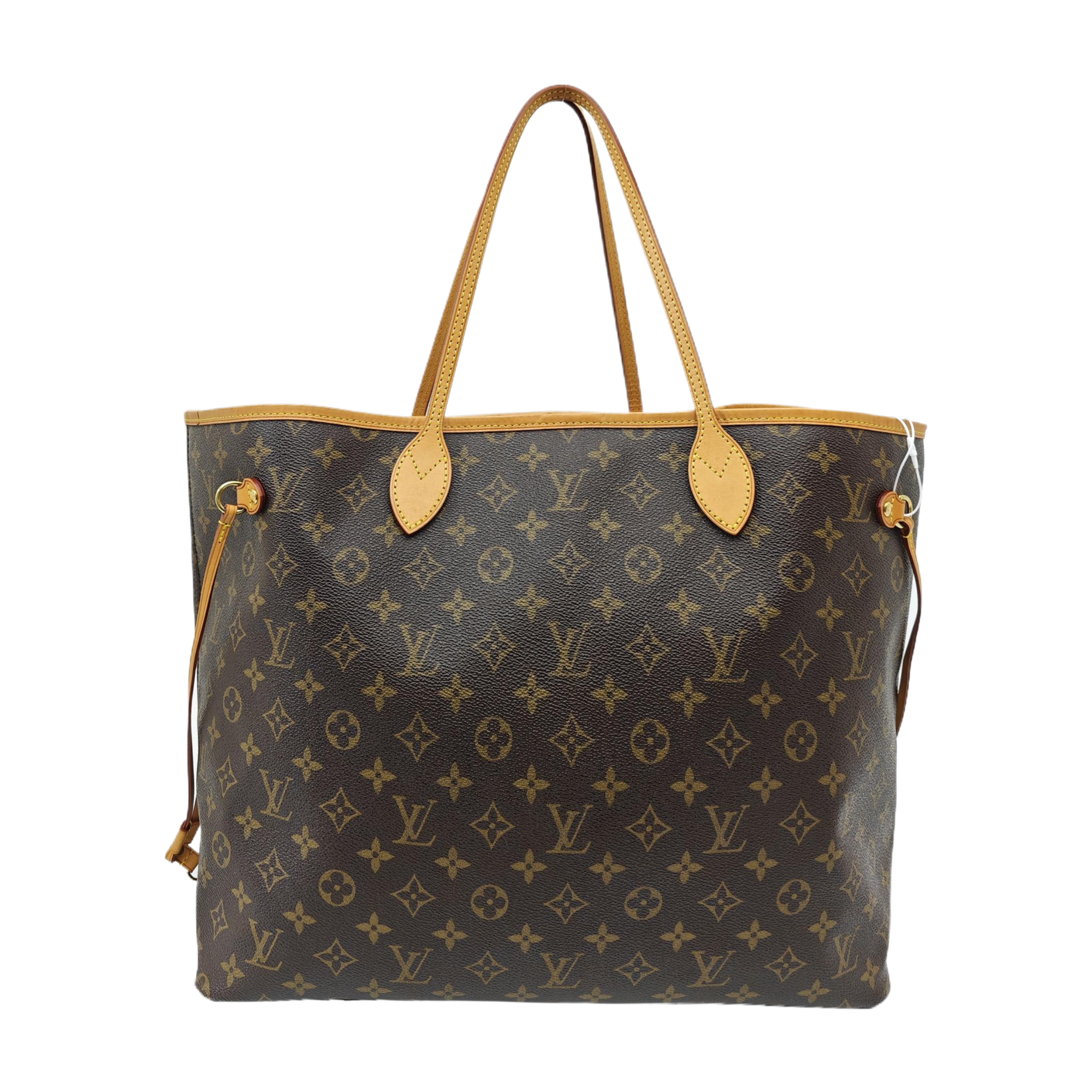 NEVERFULL GM Monogram Coated Canvas Brown