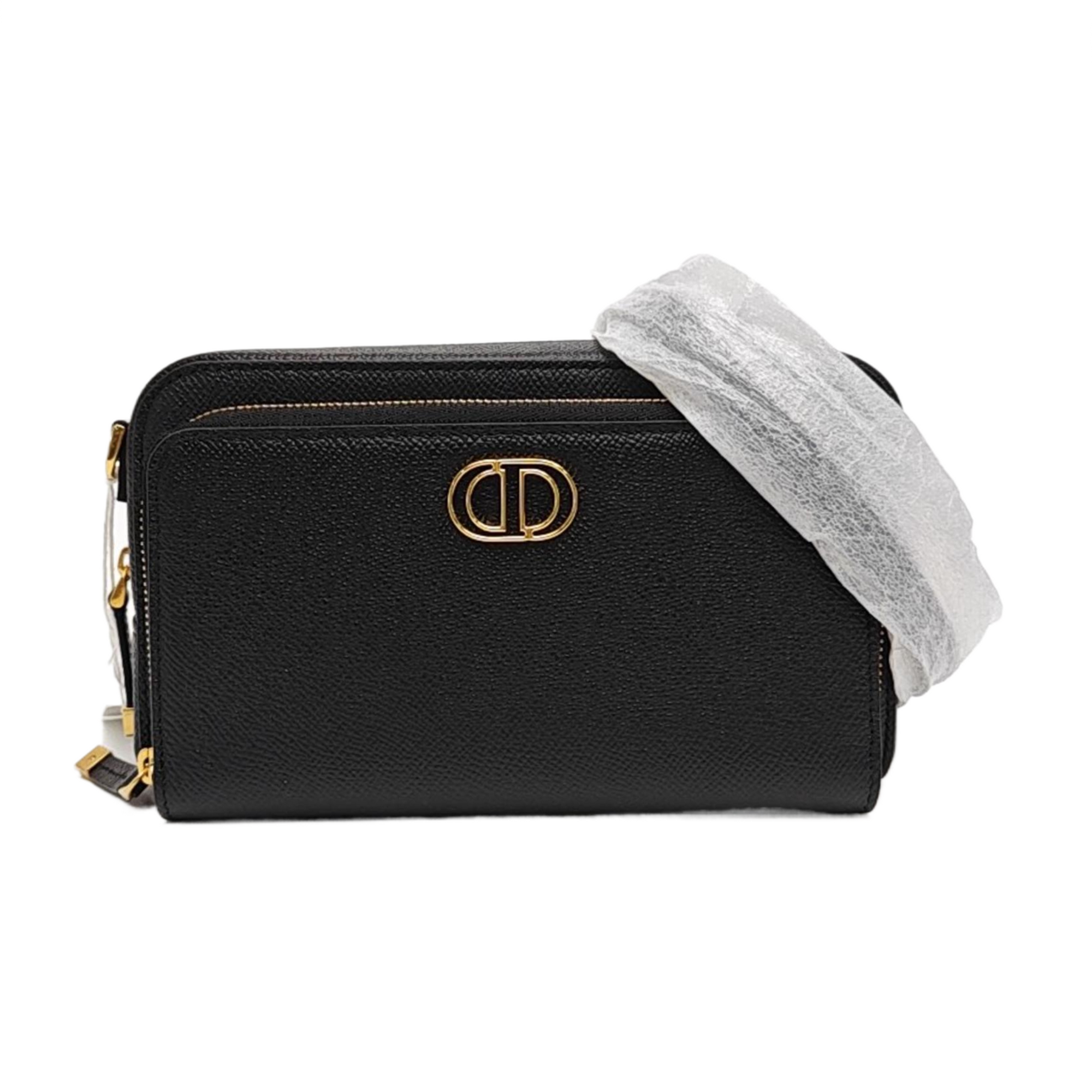 Calfskin Shoulder Bag Black