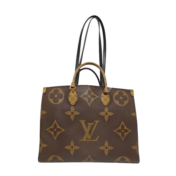 ONTHEGO GM Monogram Coated Canvas Brown