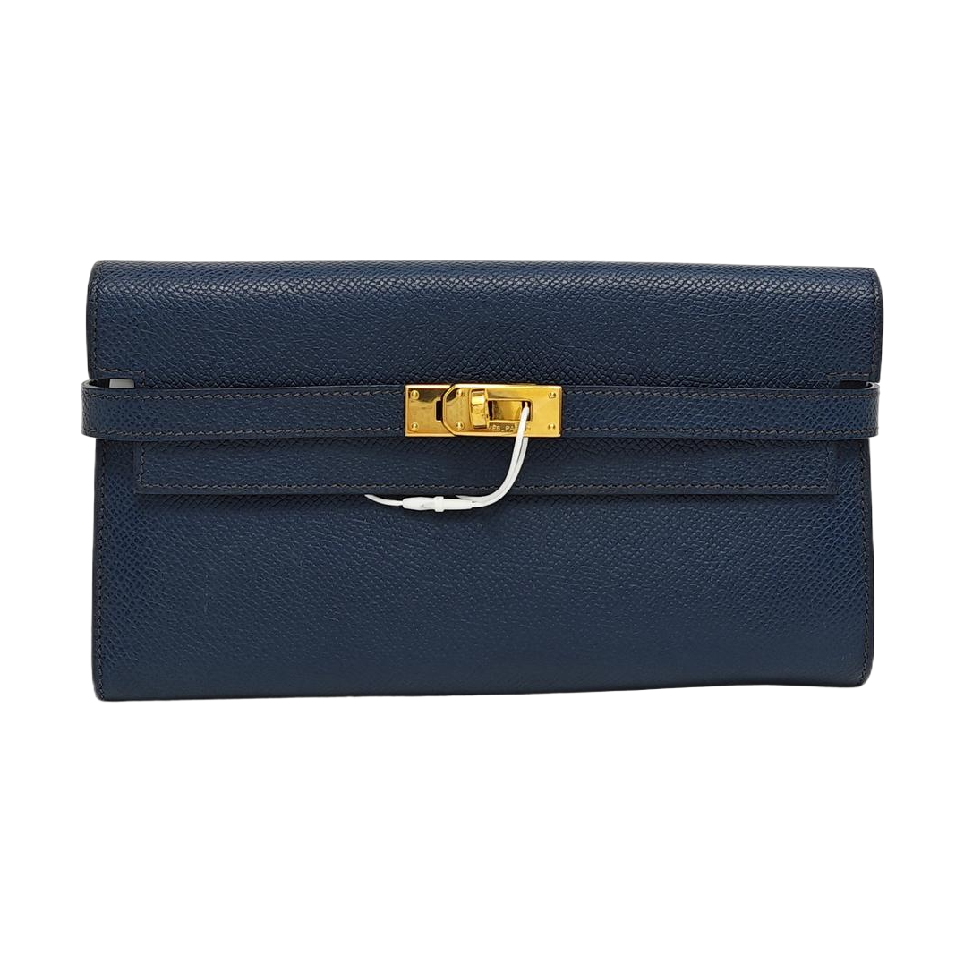 Kelly 20 Epsom Blue Wallet