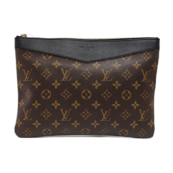 DAILY Monogram Coated Canvas Brown