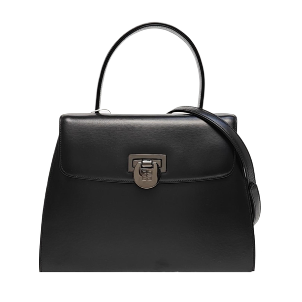 Calfskin Shoulder Bag Black